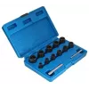 SATRA S-TS13X 13-teiliger Schraubenausdreher-Steckschlüsselsatz für beschädigte Schrauben und Muttern, metrisch 8-24 mm, Chrom-Vanadium-Stahl