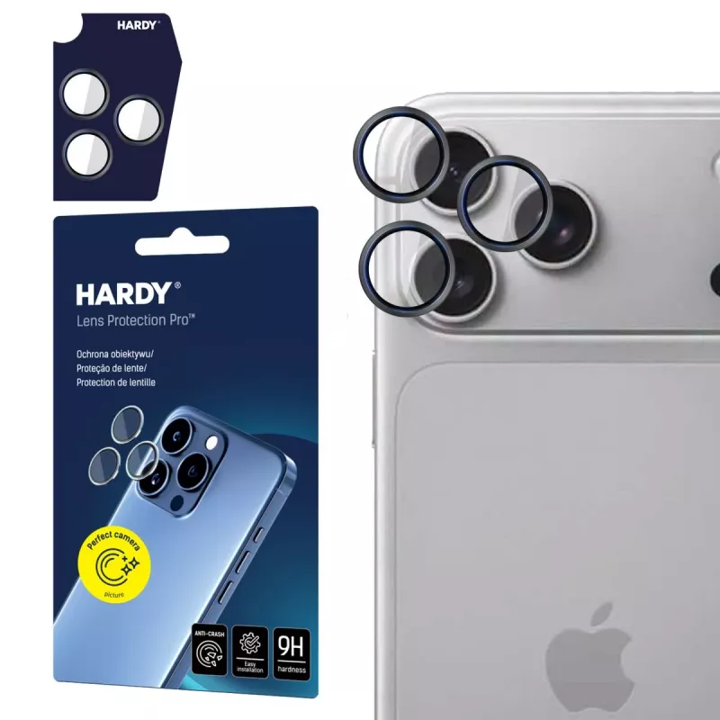 3MK PROTECTION Apple iPhone 18 Pro / 18 Pro Max – HARDY Lens Protection Pro Schwarz