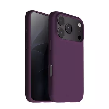 Crong Color Cover Magnetic - MagSafe-Hülle iPhone 18 Pro / 17 Pro (pflaumenfarben)