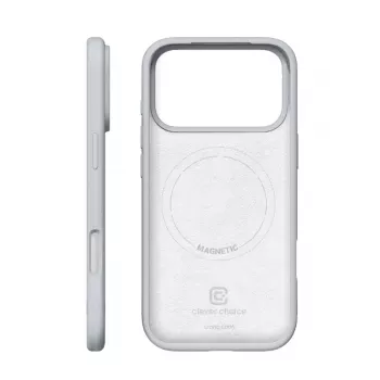 Crong Color Cover Magnetic - MagSafe-Hülle iPhone 18 Pro / 17 Pro (grau)
