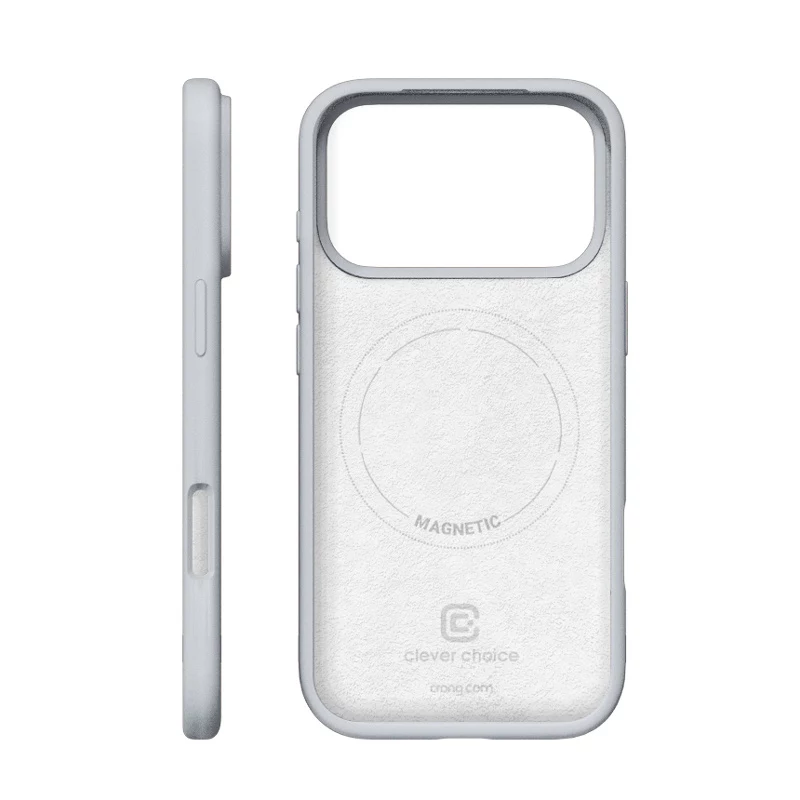 Crong Color Cover Magnetic - MagSafe-Hülle iPhone 18 Pro Max / 17 Pro Max (grau)