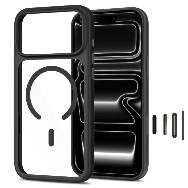 TECH-PROTECT MAGONE MAGSAFE CC + GLASS 2-PACK IPHONE 17 PRO / 18 PRO SCHWARZ/TRANSPARENT