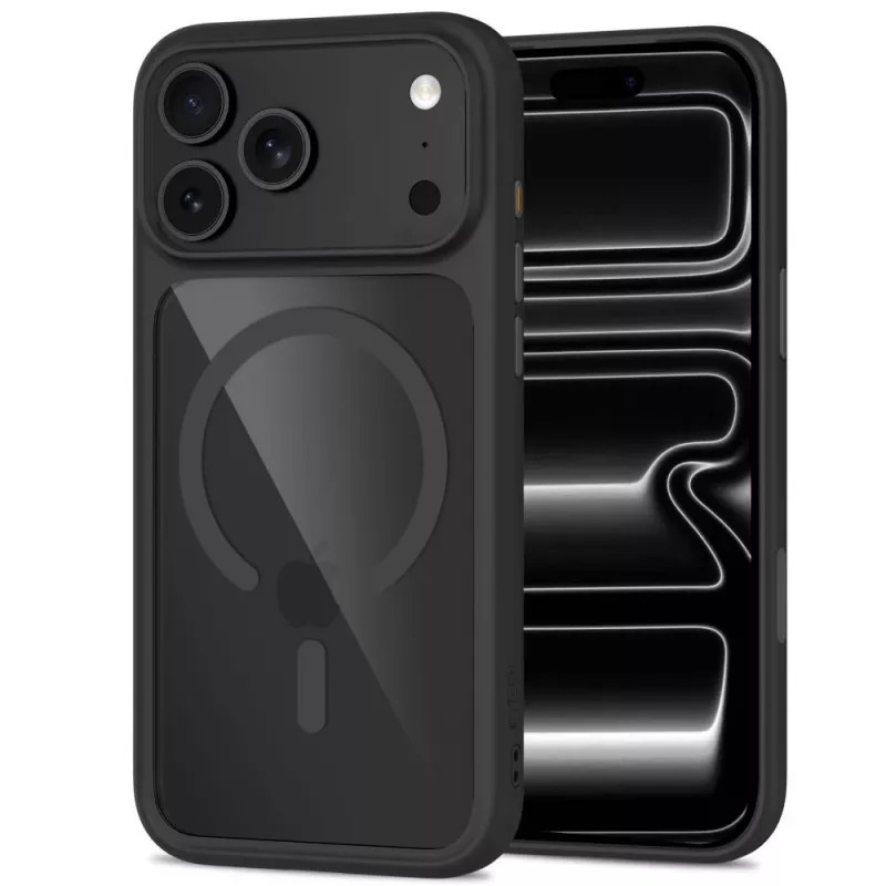 TECH-PROTECT MAGONE MAGSAFE CC + GLASS 2-PACK IPHONE 17 PRO / 18 PRO SCHWARZ/TRANSPARENT