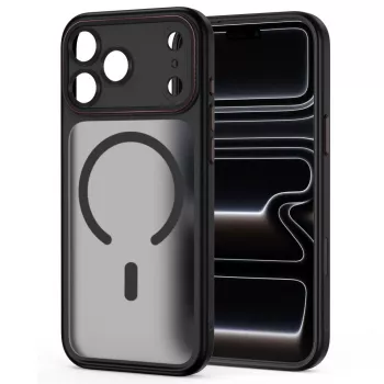 TECH-PROTECT MAGCAM MAGSAFE IPHONE 17 PRO / 18 PRO MATT SCHWARZ/ROT