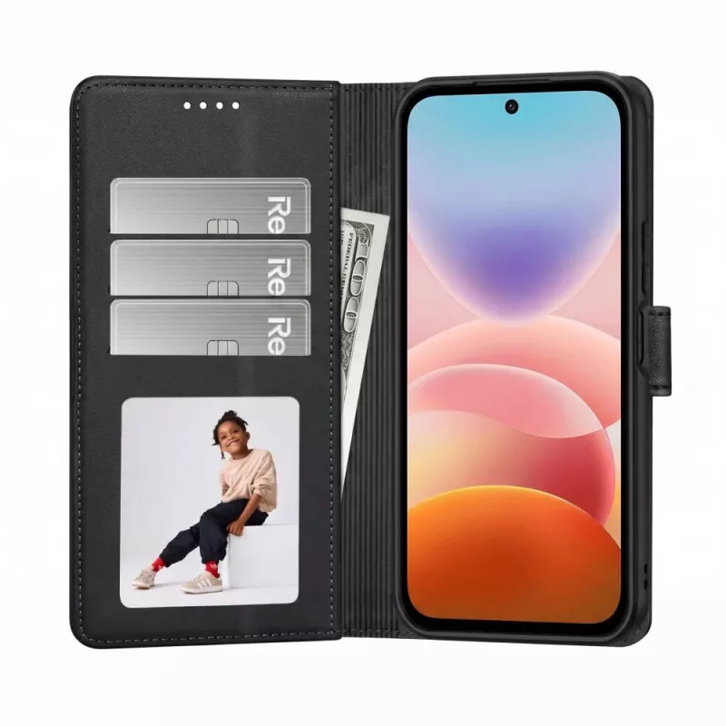 Tech-Protect Wallet für Xiaomi Redmi 17 4G / 5G schwarz