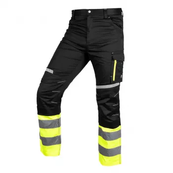 NEO TOOLS 81-795-S Warnhose Schwarz/Gelb Größe S