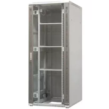 EMITER EM/SH05D-8042 freistehender Serverschrank 42U 800x1000x1980mm schwarze Glas-/Stahltür
