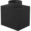 DEANTE SDNB6SNU4B Wandmontierter Waschtischunterschrank mit integriertem Granitbecken 360 mm Weiß