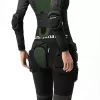 Qunature Ski Advanced L Hüftprotektoren - Skifahren Snowboard Schlittschuhlaufen - Schwarz