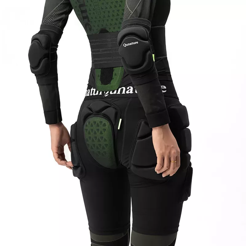 Qunature Ski Advanced L Hüftprotektoren - Skifahren Snowboard Schlittschuhlaufen - Schwarz