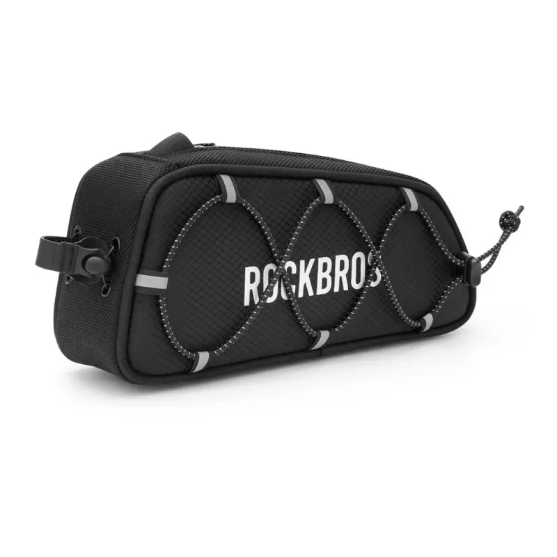 Rockbros TL004 ROAD TO SKY 0,7 l Fahrradrahmentasche wasserdicht – schwarz