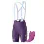 Rockbros YDDK017-1 TVI Damen-Radhose mit Trägern und Polster M - lila
