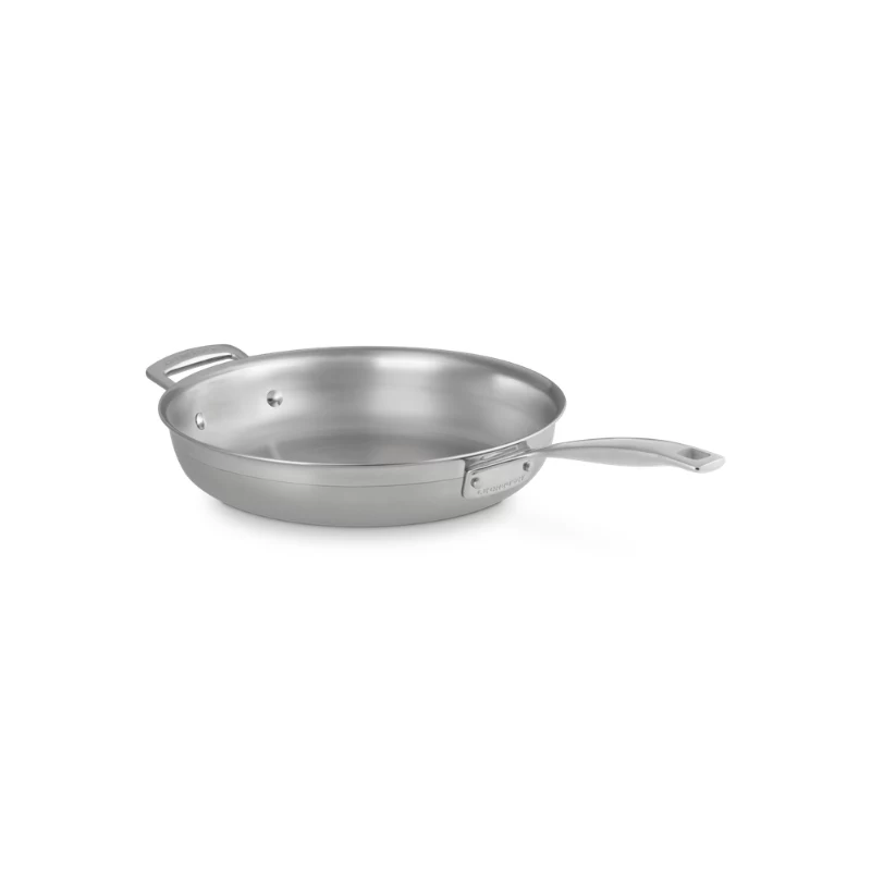 LE CREUSET 3-lagige Edelstahlpfanne ohne Beschichtung Ø28cm
