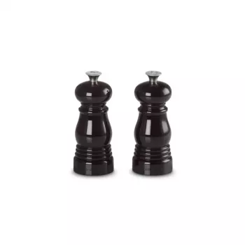 Le Creuset Salz- und Pfeffermühlen-Set 11cm schwarz