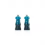 Le Creuset Salz- und Pfeffermühlen-Set 11cm blau