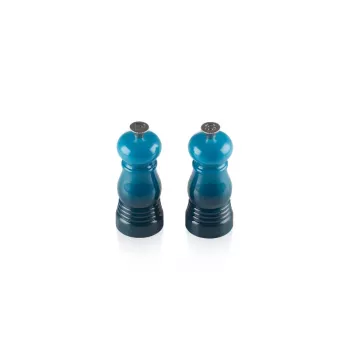 Le Creuset Salz- und Pfeffermühlen-Set 11cm blau