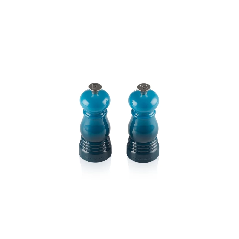 Le Creuset Salz- und Pfeffermühlen-Set 11cm blau