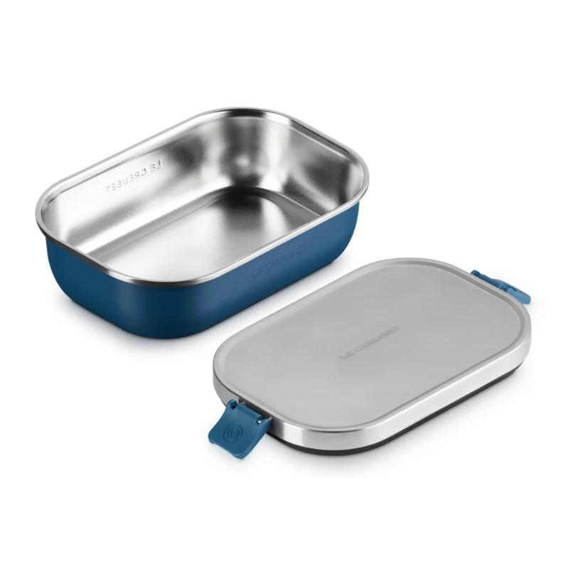 LE CREUSET Lunchbox ON THE GO 900 ml blau