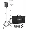 Nanlite LUMIPAD 25 2KIT Bi-Color LED-Panel-Kit mit Stativen und Tasche