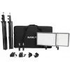 Nanlite LUMIPAD 25 2KIT Bi-Color LED-Panel-Kit mit Stativen und Tasche