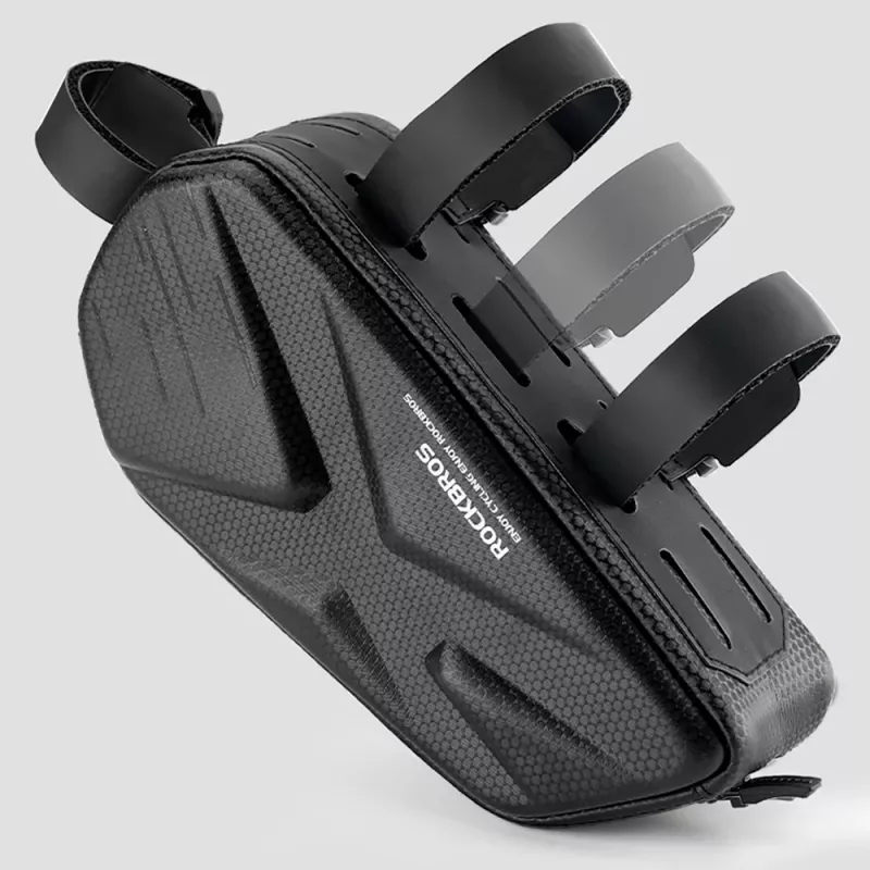Rockbros Fahrradtasche, verstärkt, für Rahmen, für Oberrohr 1,4 l – schwarz