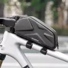 Rockbros Fahrradtasche, verstärkt, für Rahmen, für Oberrohr 1,4 l – schwarz