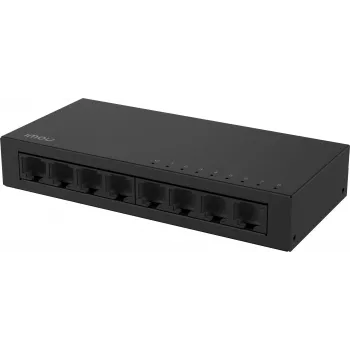IMOU SF108 8-Port Fast Ethernet Unmanaged Desktop Switch, Metallgehäuse, 10/100 Mbps, Plug and Play