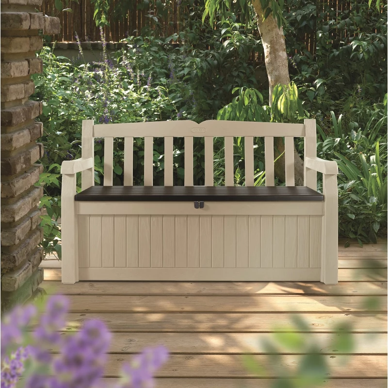 KETER Aufbewahrungsbank Eden Gartenbank 265L beige