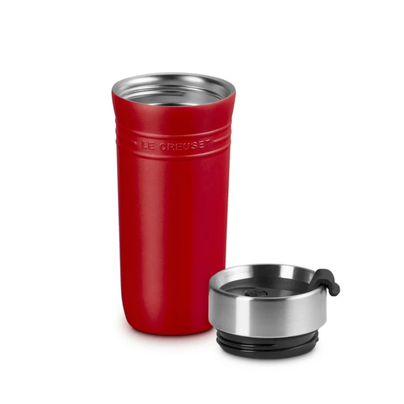LE CREUSET Thermobecher ON THE GO 350 ml rot