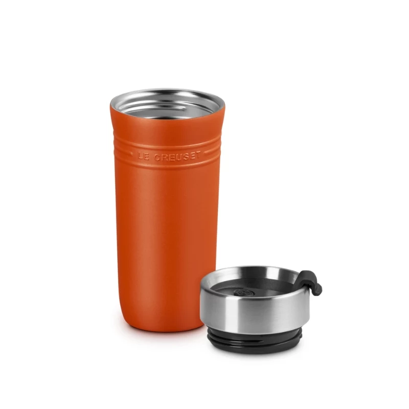 LE CREUSET Thermobecher ON THE GO 350 ml orange
