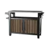 KETER Grilltisch Deco Unity XL 207L Walnuss-Ton