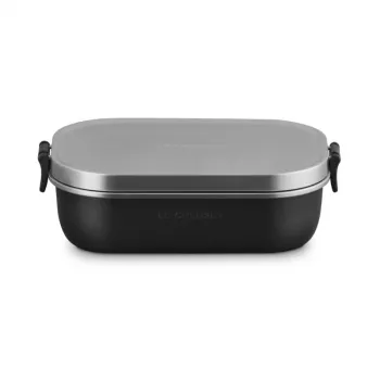 LE CREUSET Lunchbox ON THE GO 900ml mattschwarz
