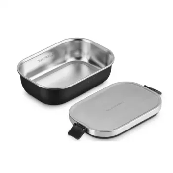 LE CREUSET Lunchbox ON THE GO 900ml mattschwarz