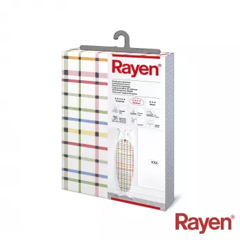 RAYEN Bügelbrettbezug Stoff Medium XXL Easyclip 150x55cm