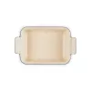 Le Creuset Rechteckige Heritage Stoneware 19x14cm / 1,1L schwarz