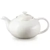 LE CREUSET Steingut-Teekanne 1,3L weiß