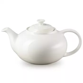 LE CREUSET Steingut-Teekanne 1,3L weiß