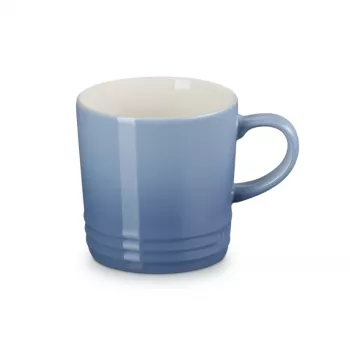 LE CREUSET Steingut-Tasse 350ml graublau