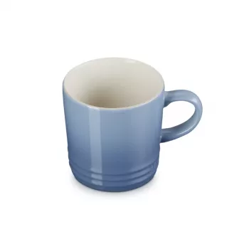 LE CREUSET Steingut-Tasse 350ml graublau