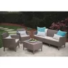 KETER Gartenmöbel-Set Salemo 3-Sitzer-Set beige