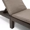 KETER Jaipur Sonnenliege mit Kissen braun