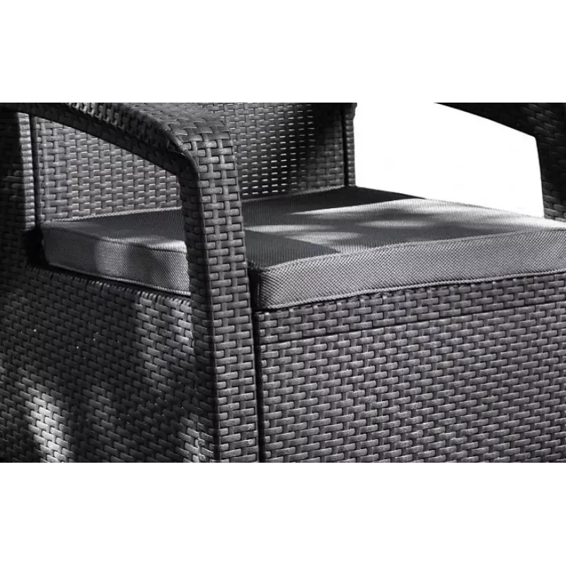 KETER Gartenstühle Corfu Duo Set grau