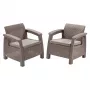 KETER Gartenstühle Corfu Duo Set beige