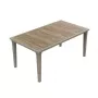 KETER Gartentisch Deco Futura Eschenholzton/Beige