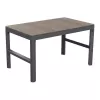 KETER Gartentisch Deco Lyon walnuss/grau