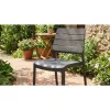 KETER Gartenstuhl Deco Porto hellgrau/grau