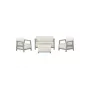 KETER Gartenmöbel-Set Scandi Linea 2-Sitzer Set kieselgrau/salbeigrün Steinton