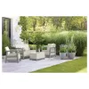 KETER Gartenmöbel-Set Scandi Linea 2-Sitzer Set kieselgrau/salbeigrün Steinton