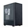 Zalman S6 ATX Mid Tower PC-Gehäuse, 3 x 140mm + 1 x 120mm Fixed RGB-Lüfter, Tempered Glass, Schwarz