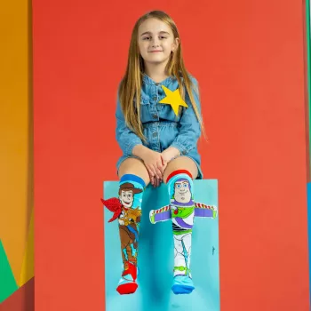 MADMIA Kinder Kniesocken Socken Toy Story Toystory Buzz Chudy Woody / Md018